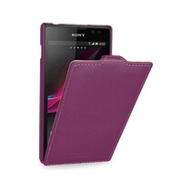 Кожаный чехол Melkco Leather Case Purple LC для Sony Xperia C S39h