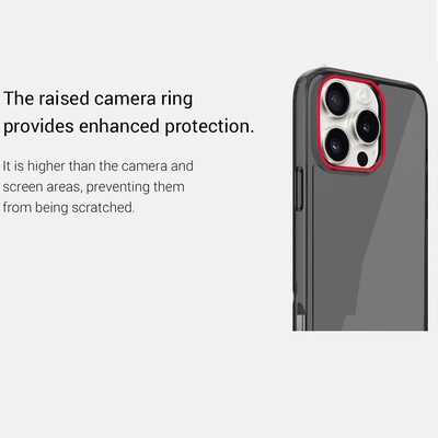 Пластиковый чехол KZDOO Iceguard Magsafe прозрачный для Apple iPhone 16 Pro(11)