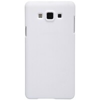 Пластиковый чехол с пленкой Nillkin Super Frosted Shield White для Samsung Galaxy A7