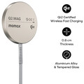 Беспроводное зарядное устройство с функцией Magsafe Momax UD32L Qi2 Magnetic Wireless Charger(#3)