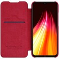 Кожаный чехол Nillkin Qin Leather Case Черный для Xiaomi Redmi Note 8/ Redmi Note 8 2021(#3)