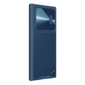 Силиконовая накладка Nillkin CamShield Leather Case S Синяя для Samsung Galaxy S22 Ultra(#3)