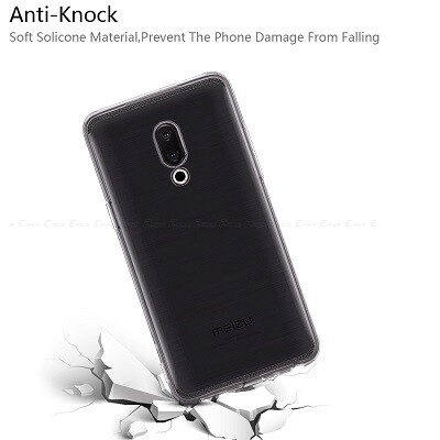 Силиконовый чехол Becolor TPU Case 0.6mm прозрачный для Meizu 16 Plus(3)