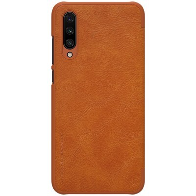 Кожаный чехол Nillkin Qin Leather Case Коричневый для Xiaomi Mi CC9 (Mi9 Lite)(2)