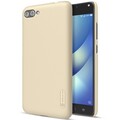 Пластиковый чехол с пленкой Nillkin Super Frosted Shield Gold для Asus ZenFone 4 Max ZC554KL(#3)