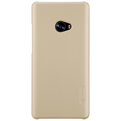 Пластиковый чехол с пленкой Nillkin Super Frosted Shield Gold для Xiaomi Mi Note 2(1)