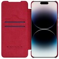 Кожаный чехол Nillkin Qin Pro Leather Case Красный для Apple iPhone 14 Pro(#3)