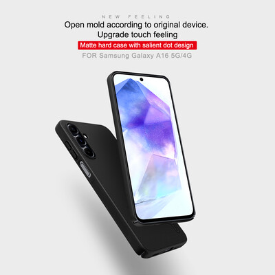 Пластиковый чехол Nillkin Super Frosted Shield Черный для Samsung Galaxy A16(6)