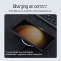 Пластиковый чехол с пластиной Magsafe Nillkin Super Frosted Shield Pro Magnetic Case Зеленый для Samsung Galaxy S24 Ultra(#7)