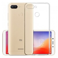 Силиконовый чехол TPU Case 0.6mm прозрачный для Xiaomi Redmi 6