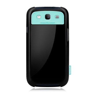 Пластиковый чехол Zenus Walnutt milk bar Series Real Black для Samsung i9300 Galaxy S3(1)