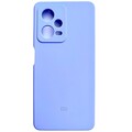 Силиконовый чехол с микрофиброй Silicone Case и защитой камеры лавандовый для Xiaomi Poco X5 Pro 5G(#1)
