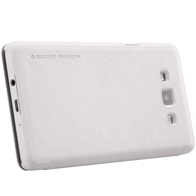 Кожаный чехол Nillkin Qin Leather Case White для Samsung Galaxy A7(3)