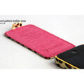 Кожаный чехол HOCO Leopard Leather Case Brown для Apple iPhone 4/4S(#4)