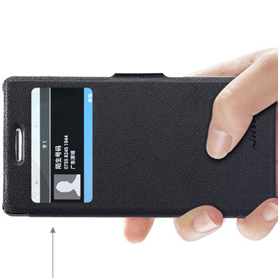 Полиуретановый чехол Nillkin Fashion Series Black для Huawei Ascend G6(1)
