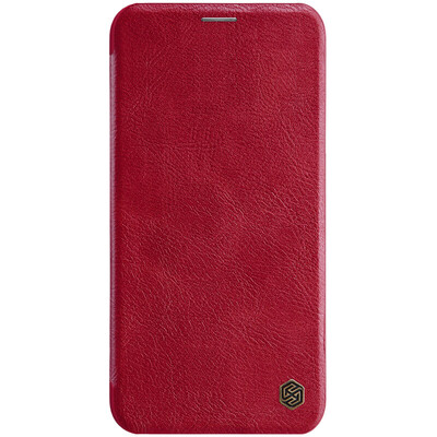 Кожаный чехол-книга Nillkin Qin Series Leather case красный для Apple iPhone 11 Pro(2)