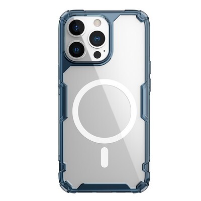 Силиконовый чехол Nillkin Nature TPU Pro Magnetic Case Синий для Apple iPhone 13 Pro Max(1)