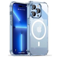 Противоударный чехол IPAKY Magsafe Crystal Series прозрачный для Apple iPhone 15 Pro Max