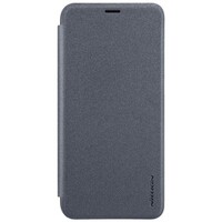 Полиуретановый чехол книга Nillkin Sparkle Leather Case Black (Черный) для Huawei Honor 9 Lite