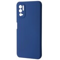 Силиконовый чехол Silicone Case темно-синий для Xiaomi Poco M3 Pro(#1)