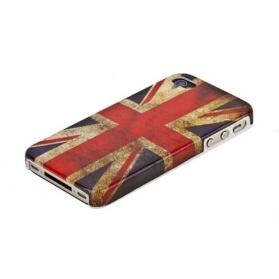 Пластиковый чехол Flag U.K. для Apple iPhone 4/4S(4)