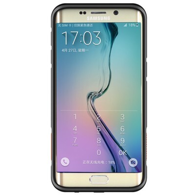 Противоударный чехол-накладка Nillkin Defender II Series Orange для Samsung Galaxy S6 Edge Plus(2)