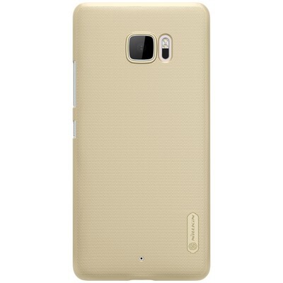 Пластиковый чехол с пленкой Nillkin Super Frosted Shield Gold для HTC U Ultra(1)