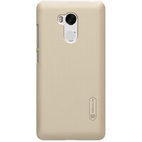 Пластиковый чехол с пленкой Nillkin Super Frosted Shield Gold для Xiaomi RedMi 4 Pro