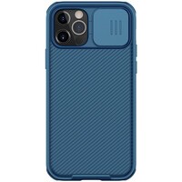 Чехол-накладка Nillkin CamShield Pro Синяя для Apple iPhone 12 Pro