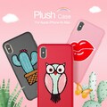 Чехол NILLKIN Plush Case Розовый для Apple iPhone XS Max(#6)