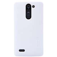 Пластиковый чехол Nillkin Super Frosted Shield White  для LG L Bello D335