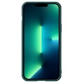 Силиконовая накладка Nillkin CamShield Leather Case Зеленая для Apple iPhone 13 Pro(#2)