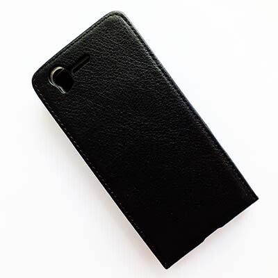 Чехол книга с силиконовой вставкой Lux Case Black для ZTE V988 Grand S(3)