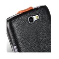 Кожаный чехол Melkco Leather Case Black/Orange LC для Samsung N7100 Galaxy Note 2(#4)
