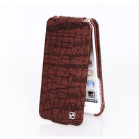 Кожаный чехол HOCO Knight Brown для Apple iPhone 5/5s/SE