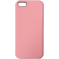 Силиконовый чехол розовый для Apple iPhone 5/5s/SE
