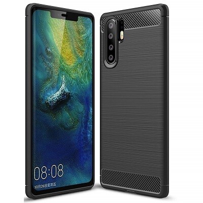 Защитный чехол UniCase Carbon черный для Huawei P30 Pro(1)