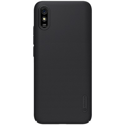 Пластиковый чехол с подставкой Nillkin Super Frosted Shield Черный для Xiaomi Redmi 9i(1)