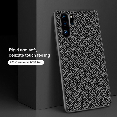 Защитный чехол Nillkin Synthetic Fiber-Plaid Черный для Huawei P30 Pro(4)