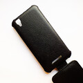 Кожаный чехол Armor Case Black для FLY IQ4414 EVO Tech 3(#4)
