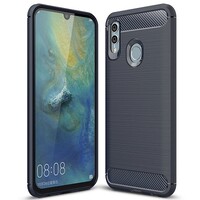 Защитный чехол UniCase Carbon синий для Huawei P Smart 2019\ Honor 10 Lite