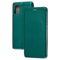 Чехол-книга на основе из силикона Book Case New 3D зеленый для Samsung Galaxy A72(#1)