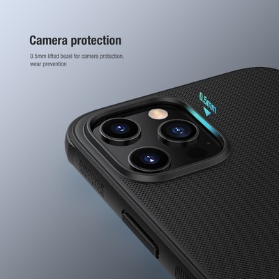 Пластиковый чехол с подставкой Nillkin Super Frosted Shield Pro Зеленый для Apple iPhone 12(5)