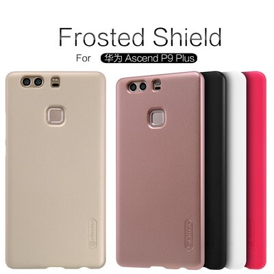 Пластиковый чехол с пленкой Nillkin Super Frosted Shield Rose Gold для Huawei P9 Plus(4)