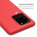 Силиконовый чехол-накладка Nillkin Flex Pure Case Красный для Samsung Galaxy S20 Ultra(#4)