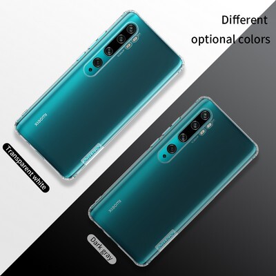 Силиконовый чехол Nillkin Nature TPU Case Серый для Xiaomi Mi CC9 Pro (Mi Note10)(3)