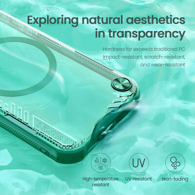 Магнитная накладка Nillkin Iceblade Prop Magnetic Case Черная для Apple iPhone 16e(14)