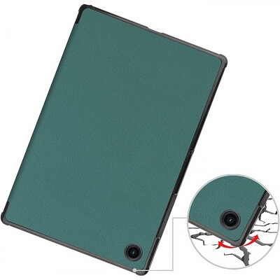 Полиуретановый чехол JFK Smart Case зеленый для Samsung Galaxy Tab A8(4)