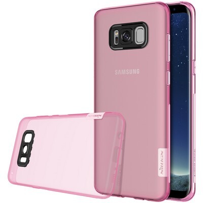 Силиконовый чехол Nillkin Nature TPU Case Pink для Samsung G955F Galaxy S8 Plus(3)