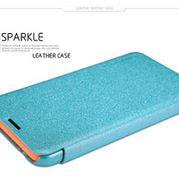 Полиуретановый чехол Nillkin Sparkle Leather Case Ocean для Nokia Lumia 530